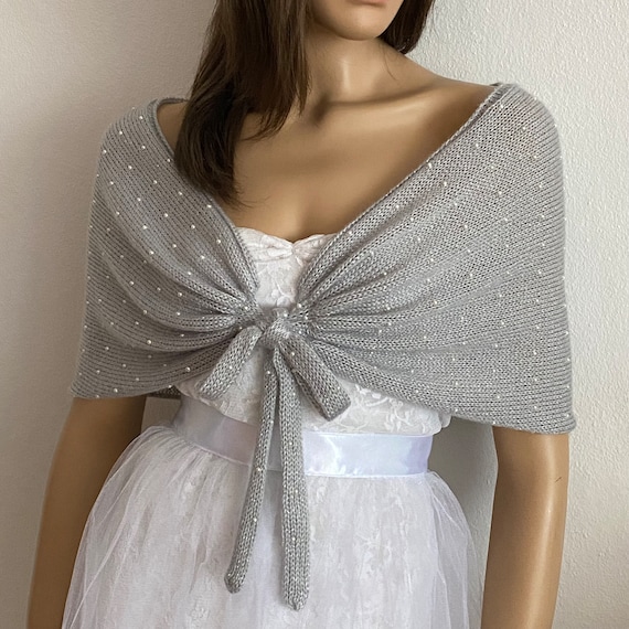 beaded shawl for wedding dress BABEYOND 1920s Beaded Shawl Wraps Sequin Fringed Evening Cape Wedding Bridal Shawl Scarf for Evening Dresses Party (Beige) at Amazon Women's Clothing store