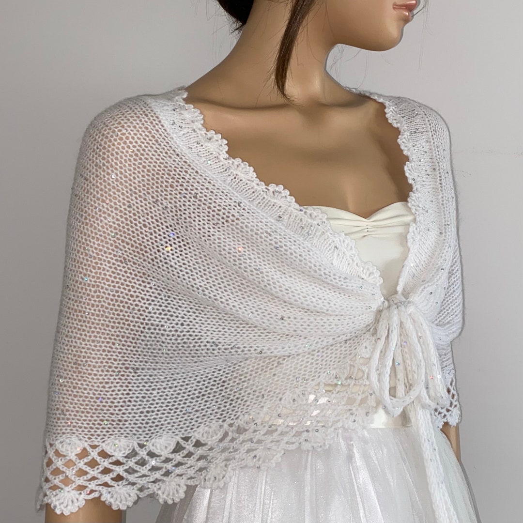 sequin shawl wrap
