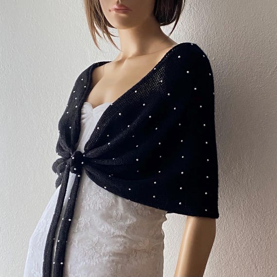 beaded shawls for dresses Amazon.com: Silver Sequin Beaded Shawl Flower Wedding Party Gift Evening Wrap/Wedding/new Year Eve/Formal Event/ : Clothing, Shoes & Jewelry
