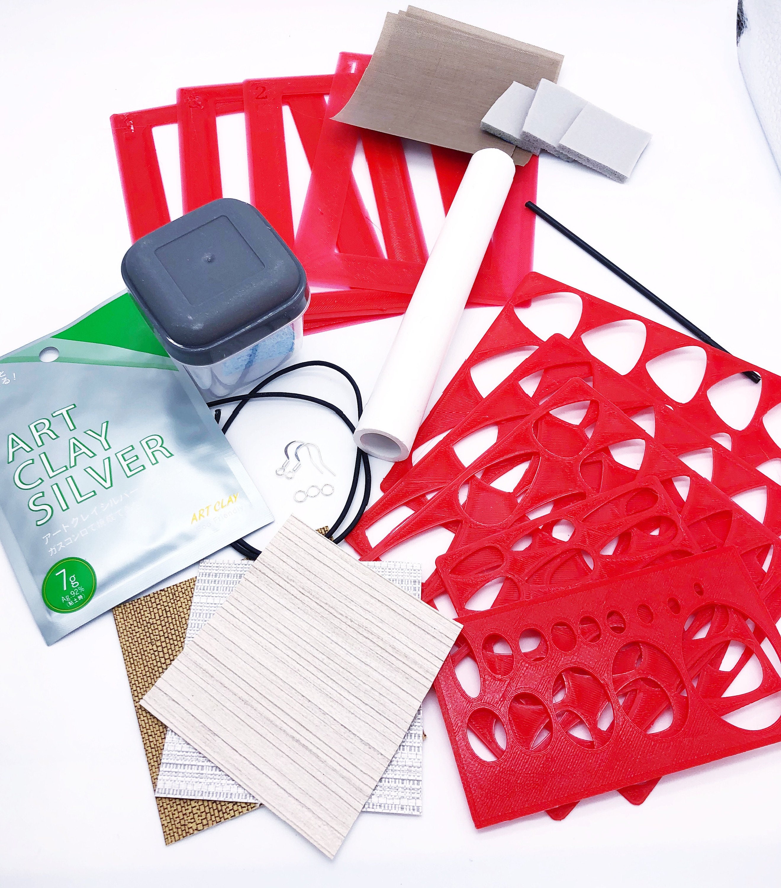 Metal Clay Jewelry making starter kit metal clay class kit Etsy