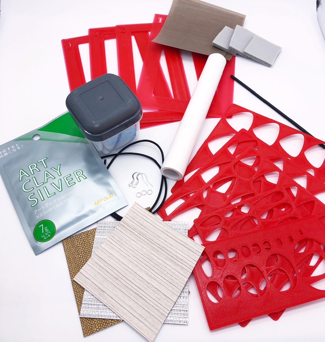 Metal Clay Jewelry Making Starter Kit Metal Clay Class Kit Etsy