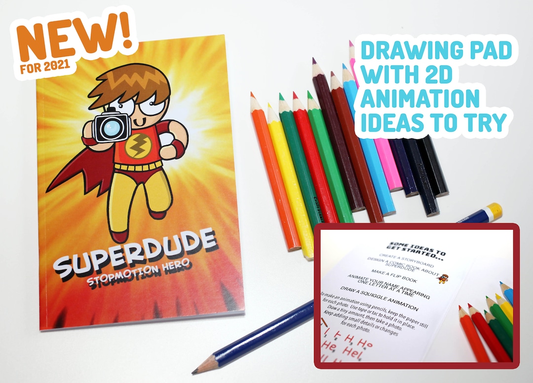 Flipbook & Pencil Set. Includes Animation Instructions - Etsy UK Flipbook & Pencil Set. Includes Animation Instructions - Etsy UK