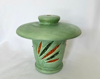 Mid Century Ceramic Swag Light