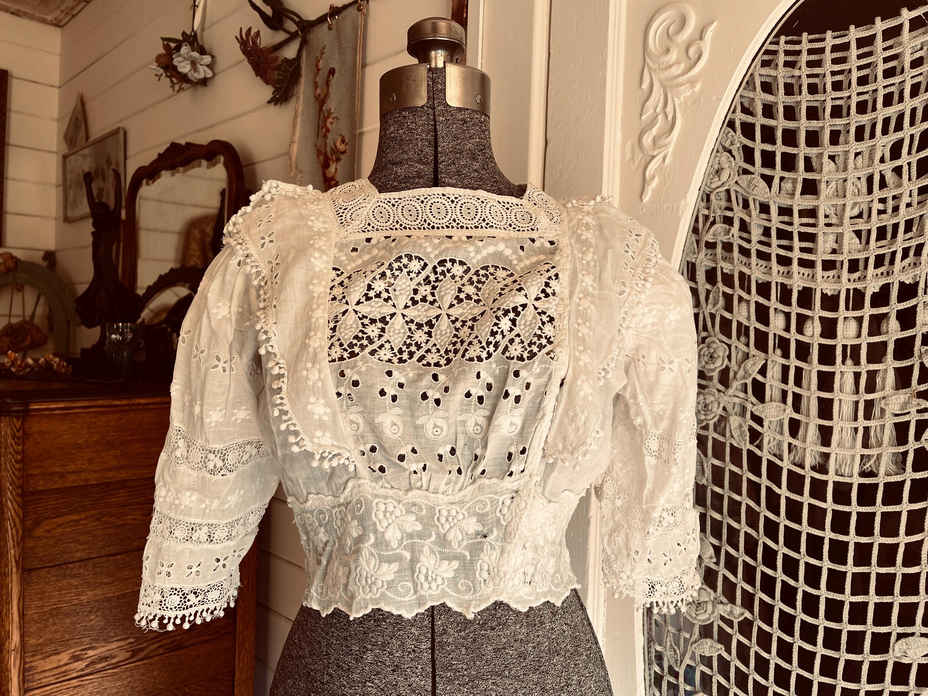 Victorian Lace Blouse - Etsy