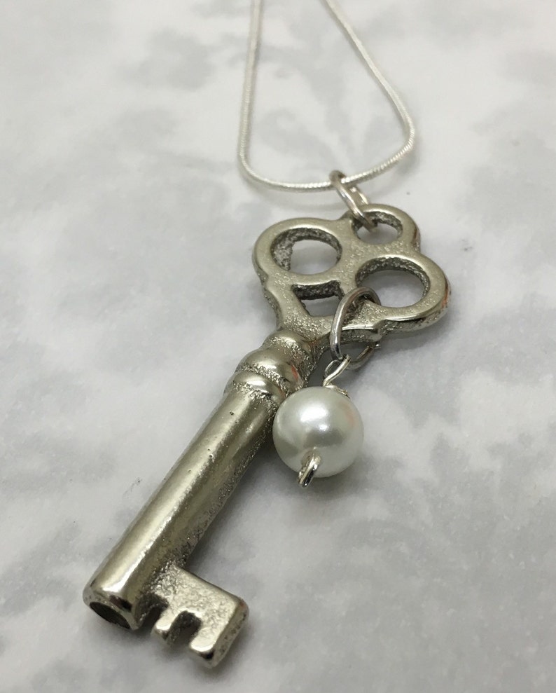 Skeleton Key Antique Skeleton Key to My Heart Necklace Etsy