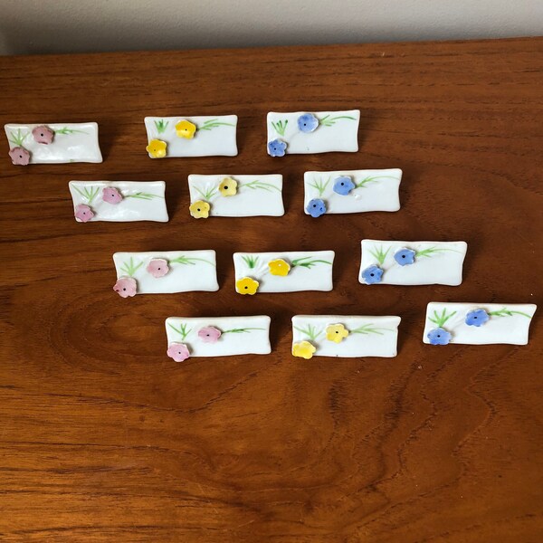 12 China Name Cards Etsy