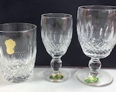 Vintage Waterford Crystal wine glass Colleen claret sherry port replacement genuine old Waterford Made in Ireland signed and labels 04190300