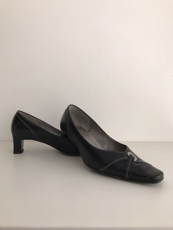 Vintage schoenen 1940s 1950s stijl pumps Gabor lederen - Etsy Nederland