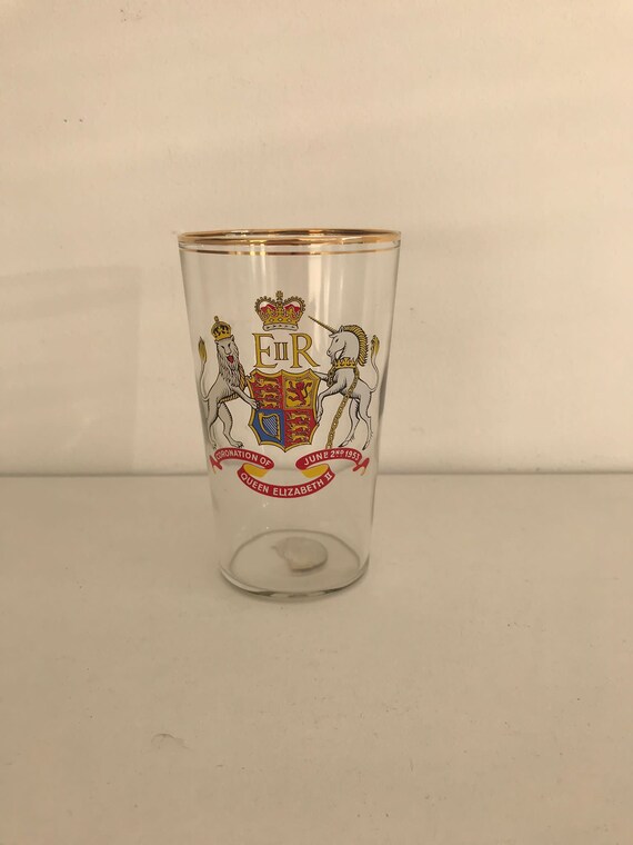 Vintage Coronation Glass Souvenir British Coronation Ware | Etsy UK