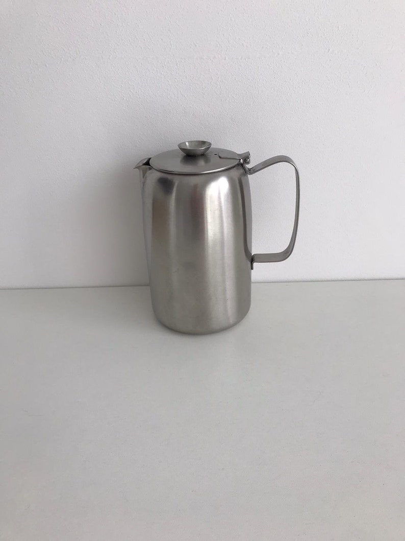 Vintage teapot Old Hall stainless steel tea pot 1 3/4 pint Etsy
