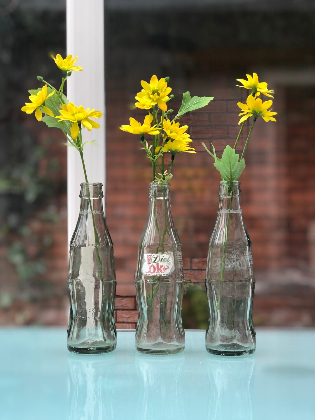 Vintage Coke Bottles, Salvaged Glass Bottles, Posy Vases, Classic Glass