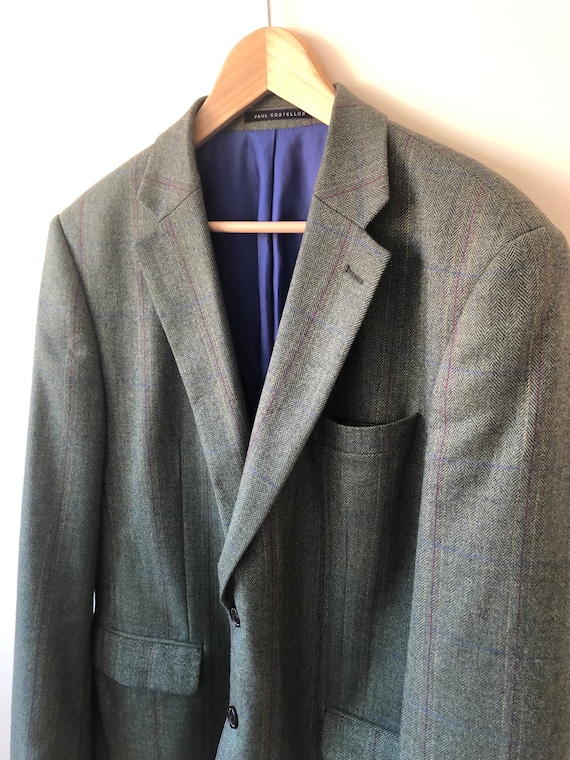Vintage Mans Paul Costelloe Jacket Single Breasted Style Lined