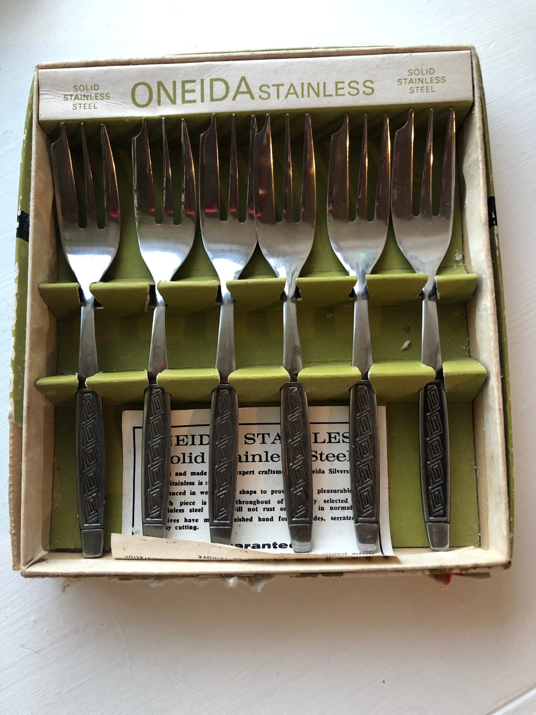 Vintage Pastry Forks Cake Forks Boxed Cutlery Cocktail Etsy