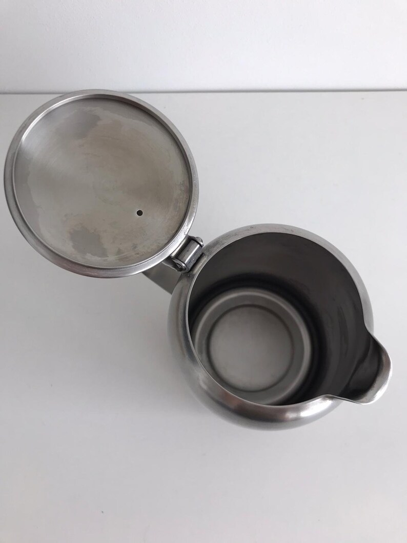 Vintage teapot Old Hall stainless steel tea pot 1 3/4 pint Etsy