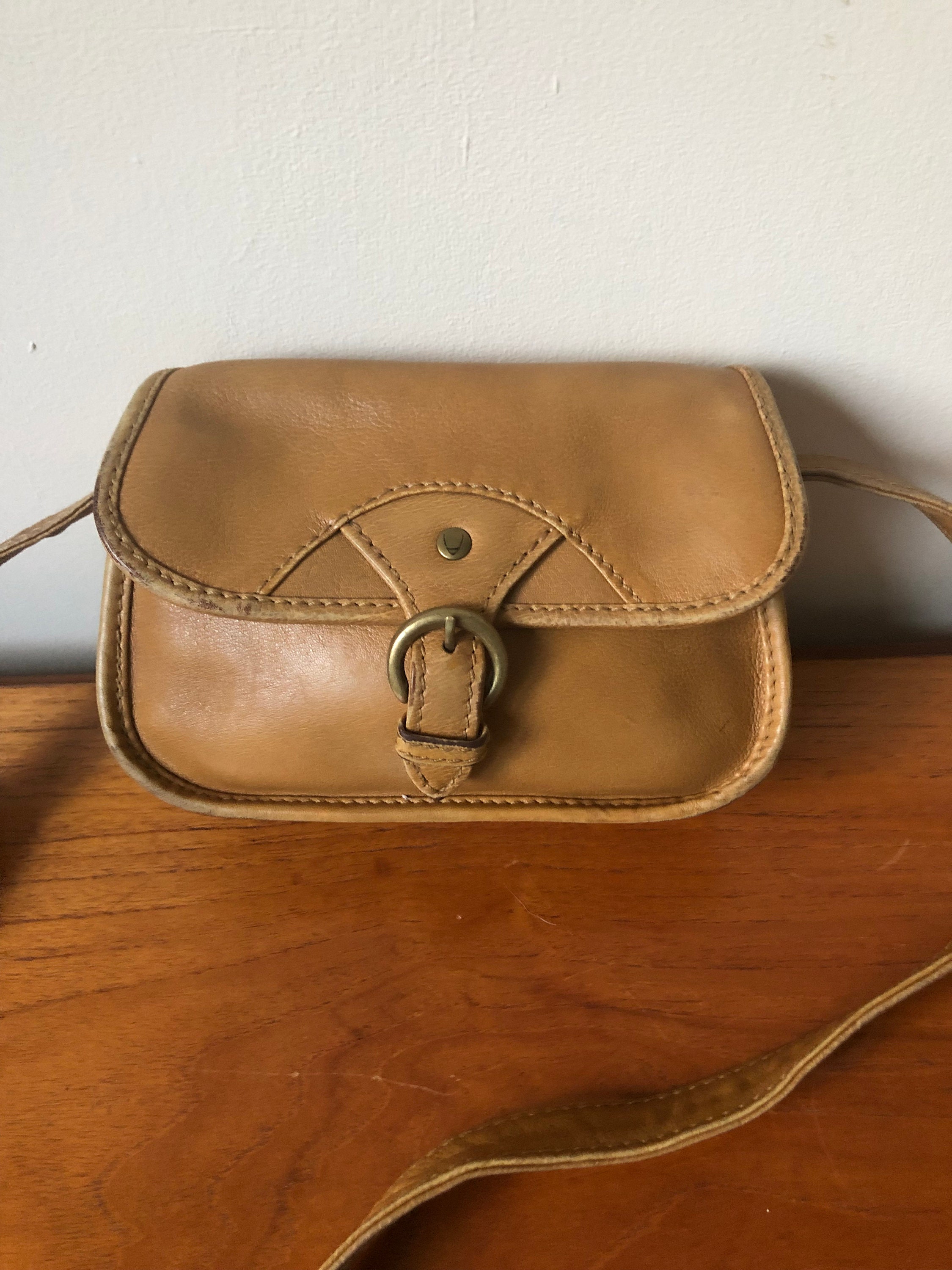 バッグ vintage leather hand bag Leather Hand Bag – Copped Vintage