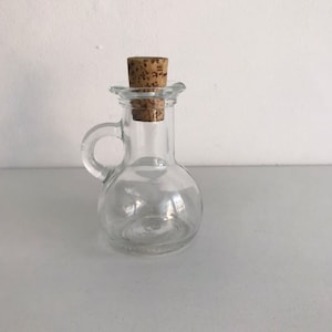 Vintage Essigflasche, Gewürzflasche, Apothekerglasflasche, Korkverschluss, 11210100
