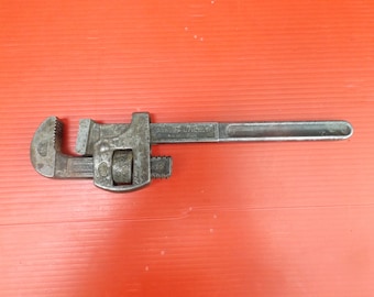 Original Old Antique IMPROVED STILLSON 14" Pipe Plumbers Wrench. Manufactured by Ridge Tool Co Elyria Ohio USA