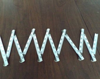 72" folding ruler. 6 feet made in USA ruler by Evans & co with original Evans logo. Men cave. gift idea Vintage item circa 1960 s