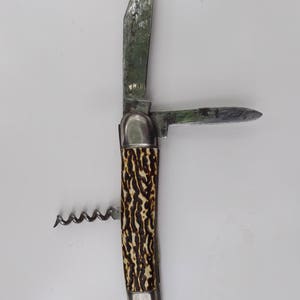 Germany Stahl Pocket Knife . Marked : Garantie Stahl