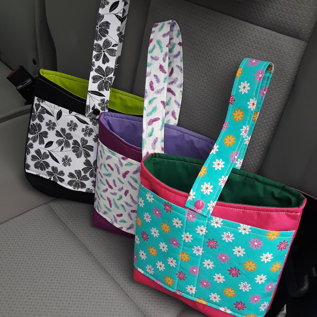 Car Bag/ Car Organizer Pocket / Car Accessory / Cell Phone Holder
