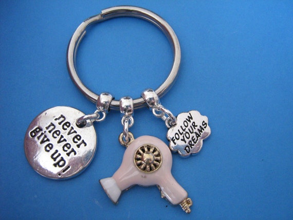 Junior Hairdresser Keyring Gift For An Apprentice Hairstylist Etsy