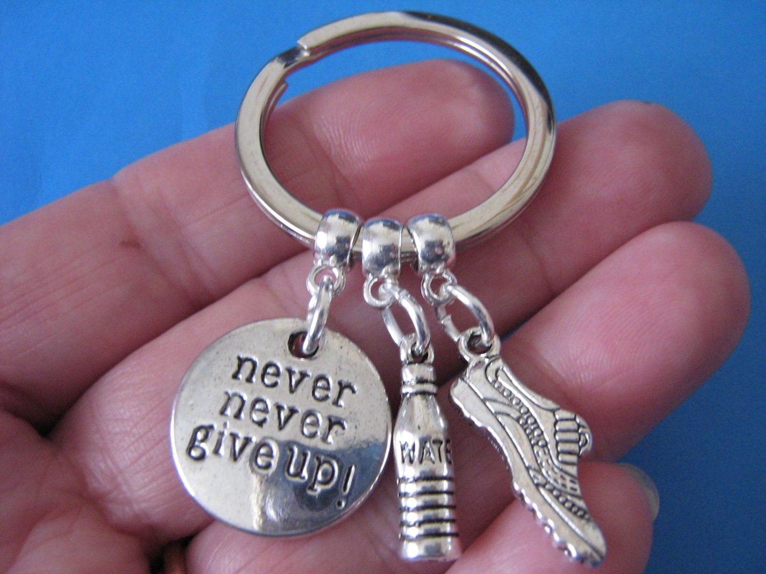 Running Keyring Runners Keychain Gift for a Runner Run Fitness Etsy UK