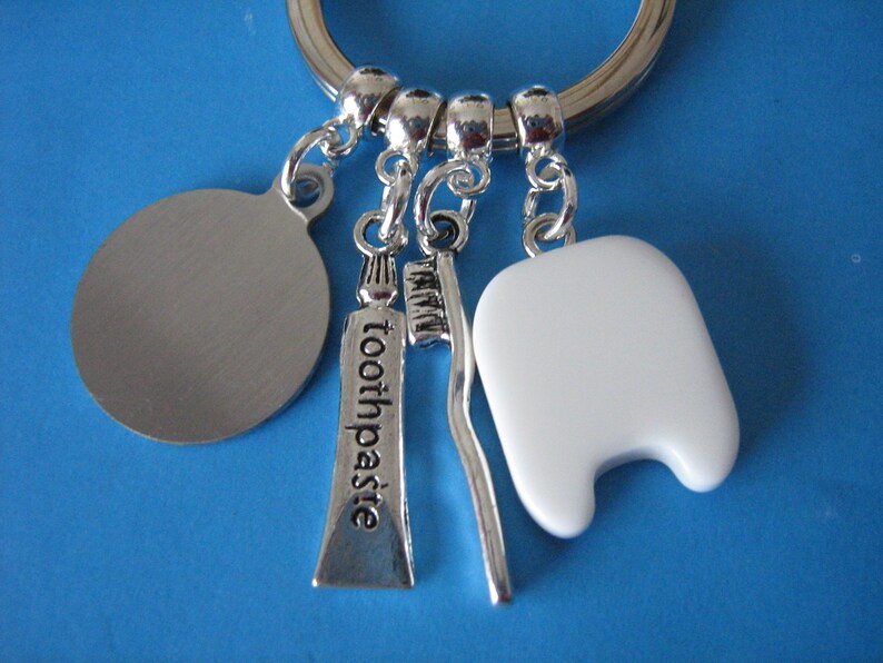 Gift for a Dentist Dental Nurse Keyring Orthodontist Etsy