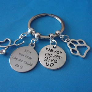 Vet Keyring Off to University Keepsake Gift for a Veterinary Surgeon