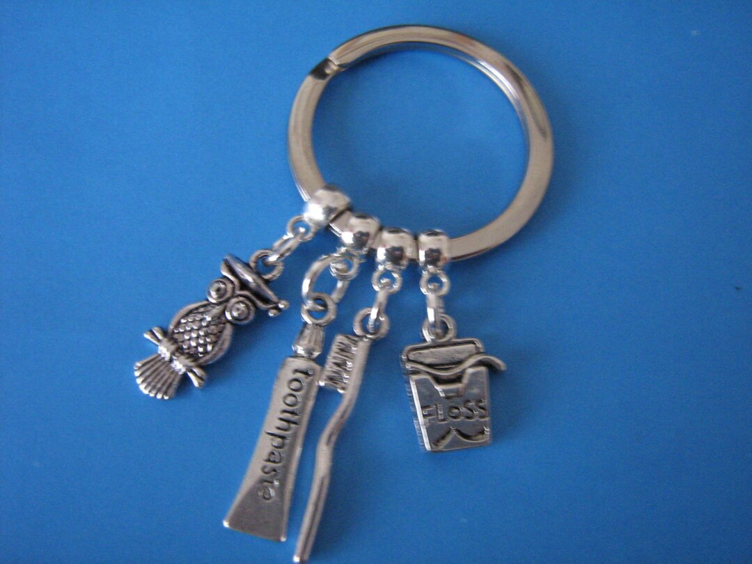 Dentist Keyring Graduation Gift Dental Hygienist Orthodontist Etsy