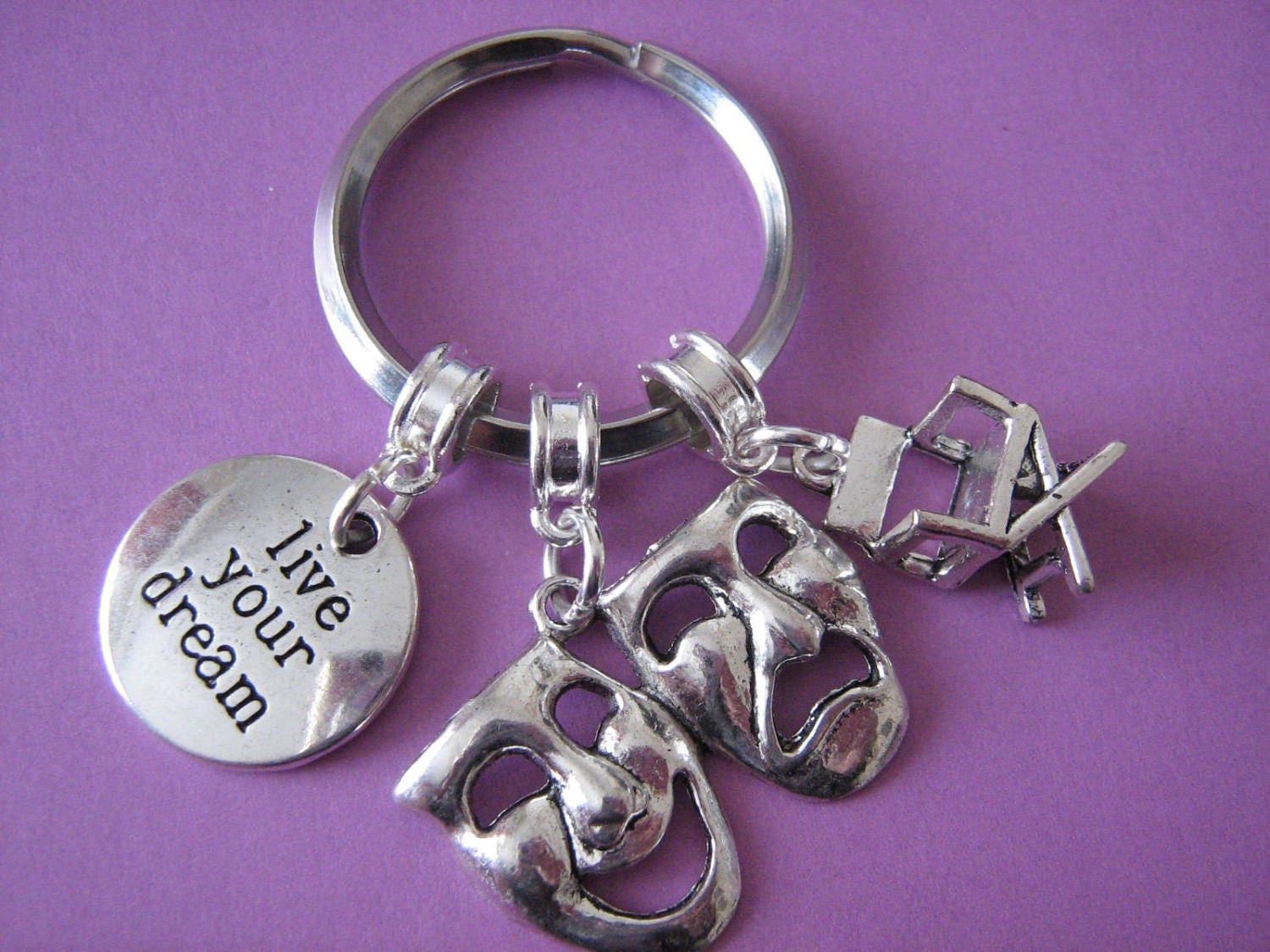 Actors Keyring Drama Student Graduation Gift Stage Directors