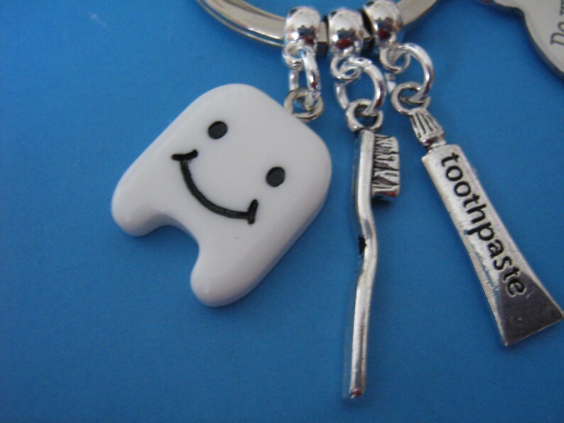 Gift for a Dentist Dental Nurse Keyring Orthodontist Etsy