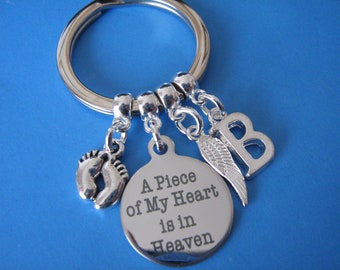 Baby Bereavement Keyring In Memory of a Baby Loss In Sympathy of a Baby Child Condolence Gift