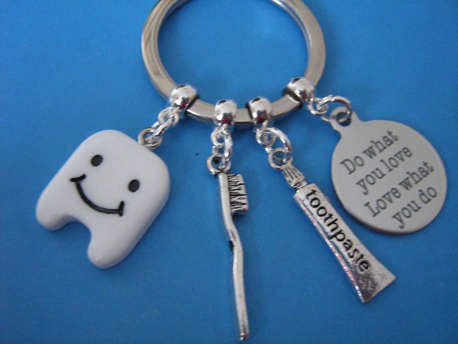Gift for a Dentist Dental Nurse Keyring Orthodontist Etsy