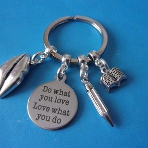 Speech Therapist Keyring Speech Language Therapy Keychain Graduation Gift Off to University Student Speech Therapist