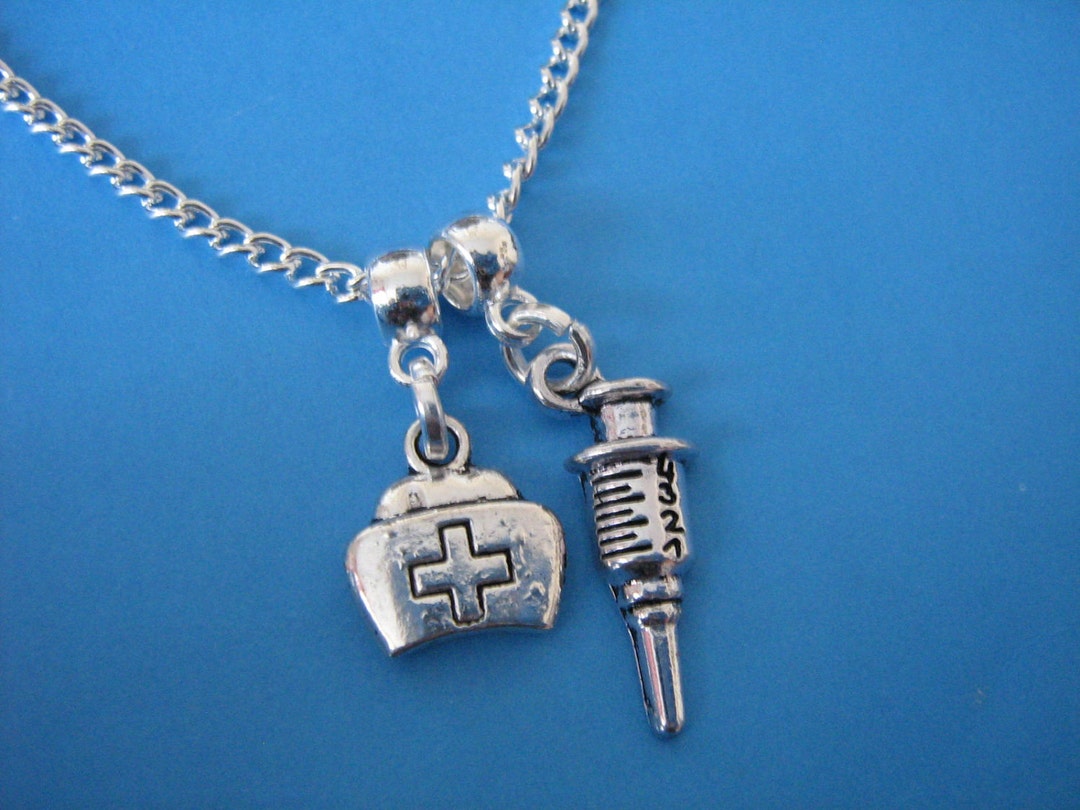 Nurse Necklace Gift for a Nurse Nursing Jewellery Nurses Hat Etsy Italia