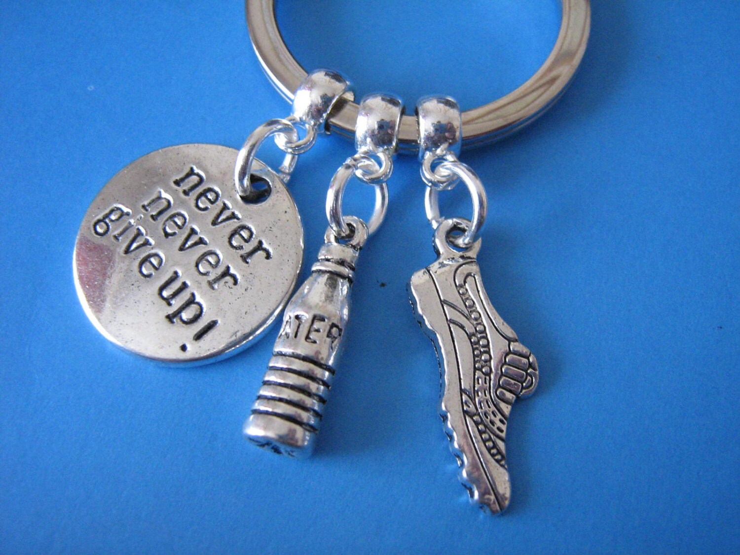 Running Keyring Runners Keychain Gift for a Runner Run Fitness Etsy UK