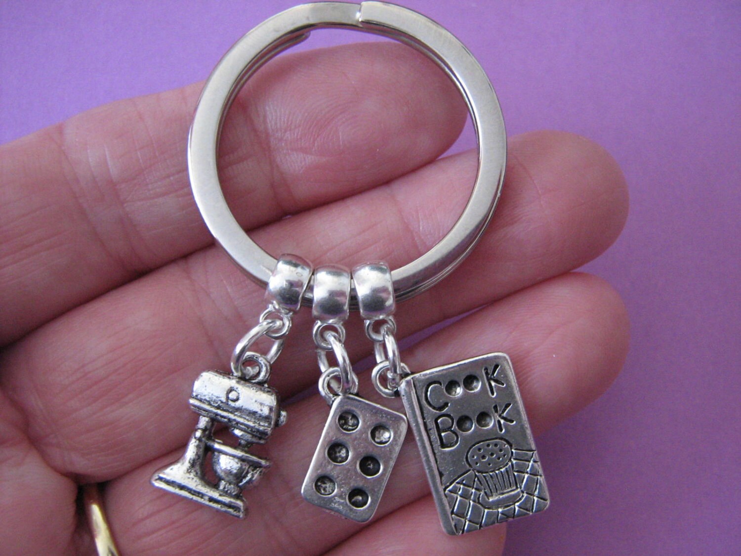 Baking Keyring Cooking Keychain Cook Book Food Mixer Cooks Etsy UK