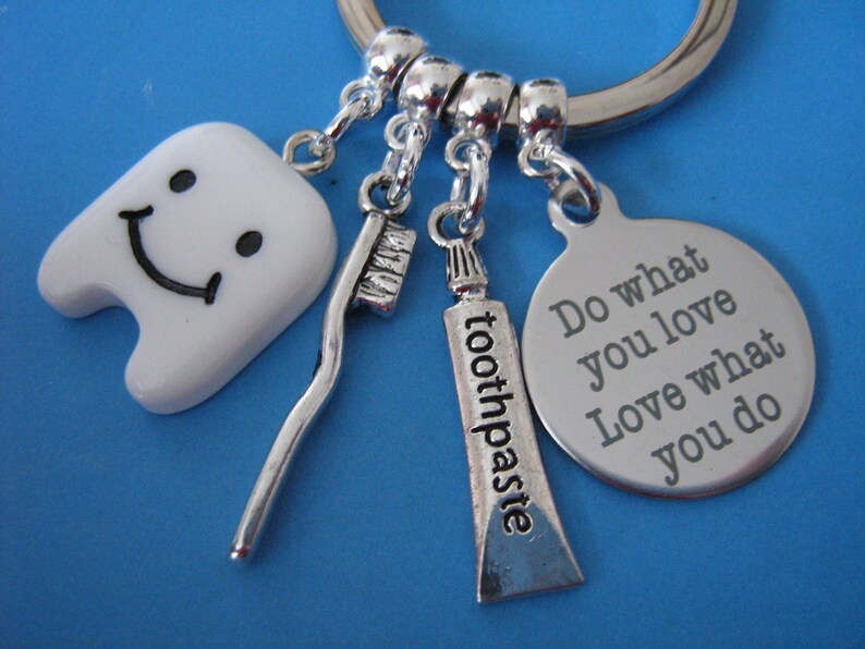 Gift for a Dentist Dental Nurse Keyring Orthodontist Etsy