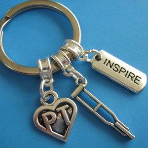 Physiotherapist Keyring Physio Keychain Physiotherapy Graduation Gift for Physio Therapist