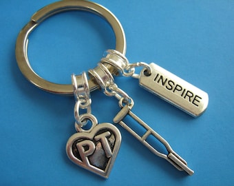 Physiotherapist Keyring Physio Keychain Physiotherapy Graduation Gift for Physio Therapist