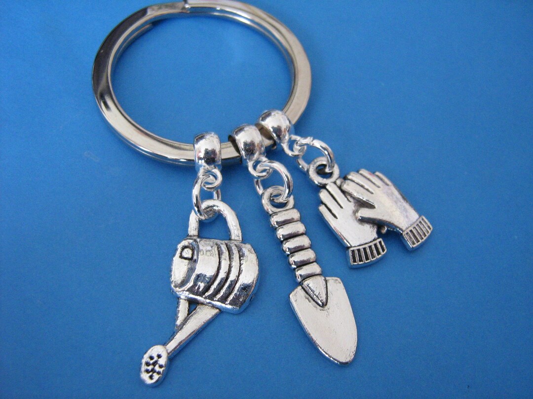 Gardening Keyring Gift for a Gardener Garden Keychain Etsy UK