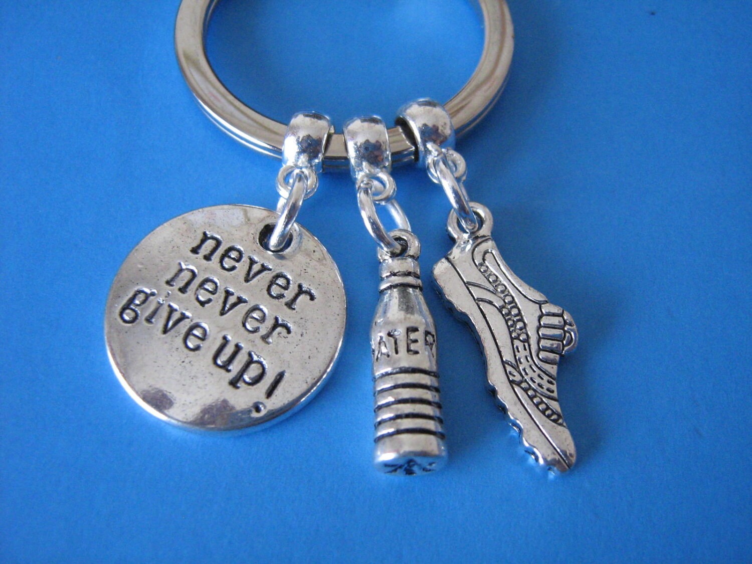 Running Keyring Runners Keychain Gift for a Runner Run Fitness Etsy UK