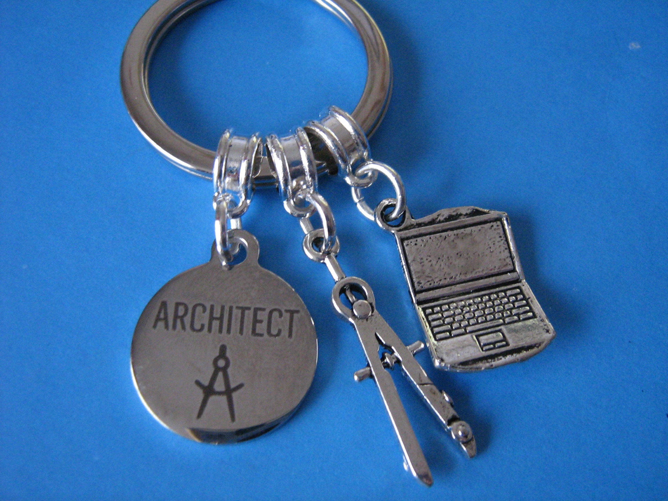 Architecte porte clés cadeau pour un architecte Graduation | Etsy