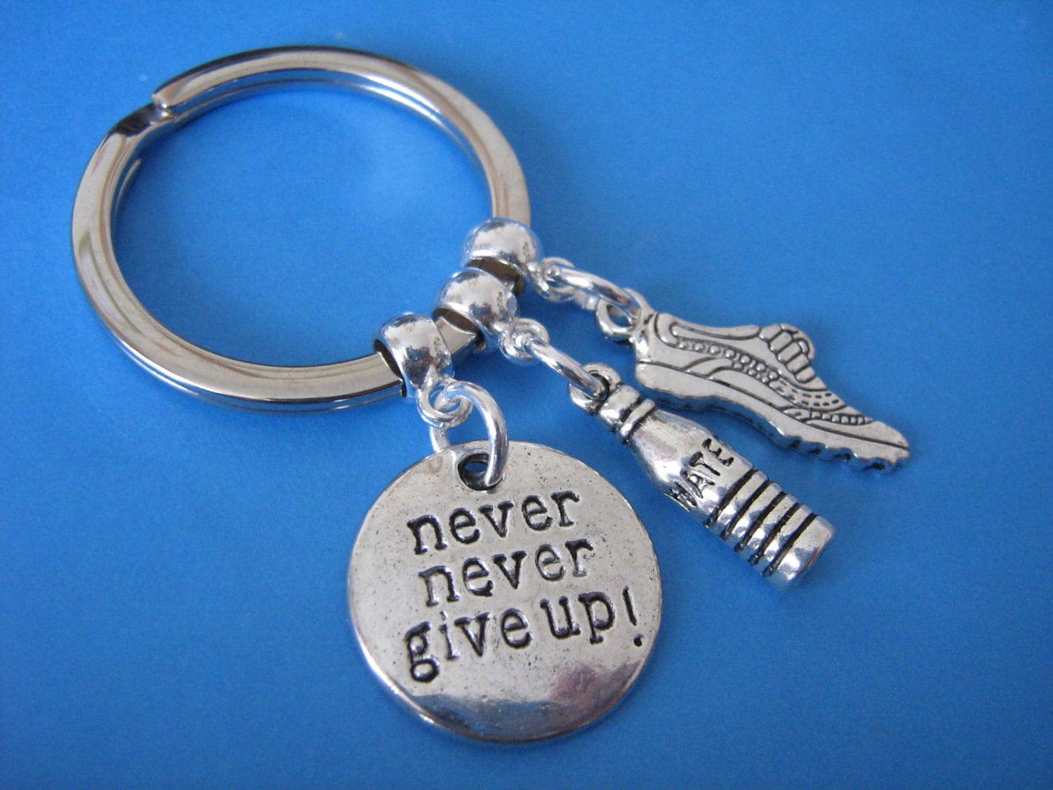 Running Keyring Runners Keychain Gift for a Runner Run Fitness Etsy UK