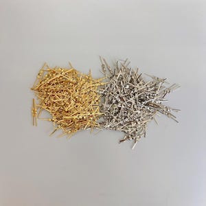 Gold / Chrome / Bronze ~ 33mm Butterfly Buckle/Tie Clips, Bead Curtain Accessories Lighting & Curtain Metal Connector