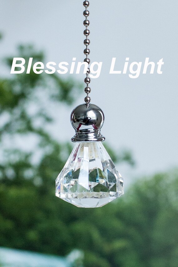 One Of Acrylic Crystal Diamond Ceiling Lighting Fan Pull Chain Ceiling Fan Pull Chains