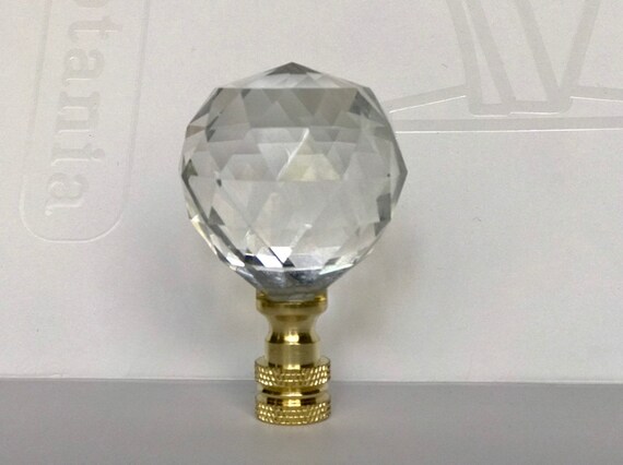 Glass Crystal Ball Lamp Shades Finial Shade Topper Glass Crystal Ball Lamp Shades Finial, Finial Lamp Shades
