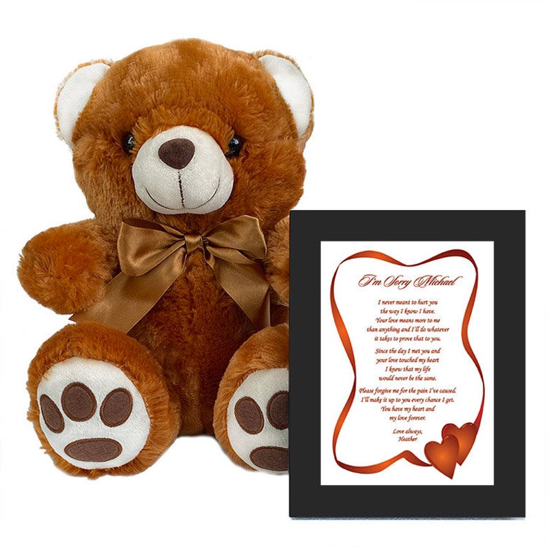sorry teddy bear online
