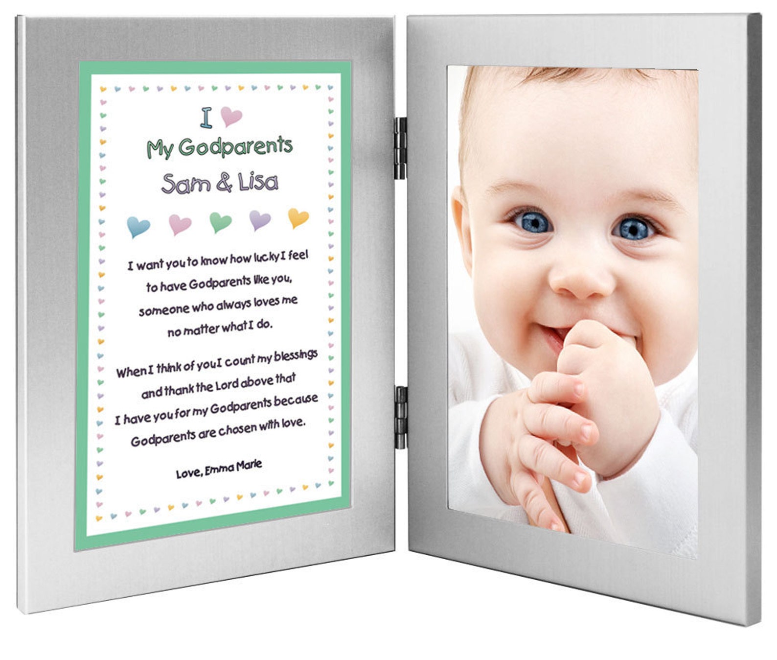 Gift for Godparents Sweet Godchild Poem From Godson or Etsy