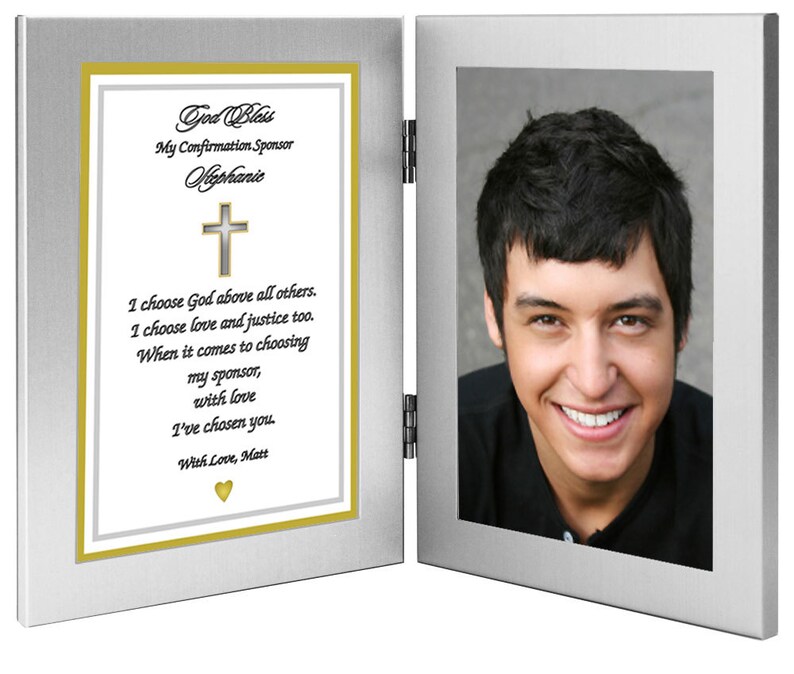 Custom Confirmation Sponsor Gift Personalize With Names | Etsy